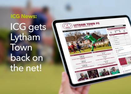 ICG gets Lytham Town FC back on the net!